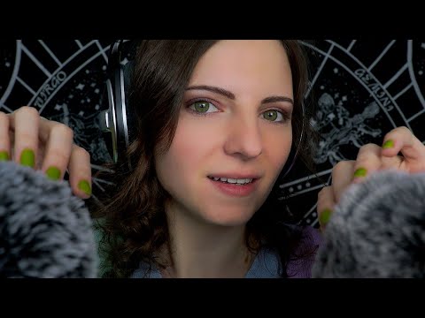 ASMR | Whispered Ear-to-Ear Rambling 💤 Fluffy Mic Scratching for Deep Sleep