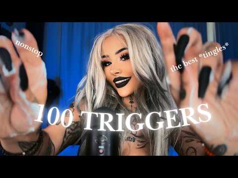 100 ASMR Triggers 🖤 | The Ultimate Tingle Experience