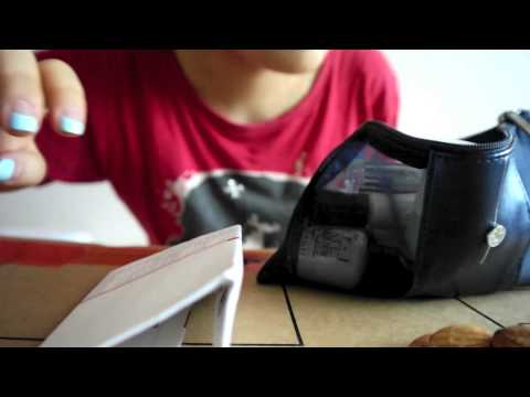 ASMR Eating sounds, Korean (한국어) Whispering, and tapping - Showing nail polish collection