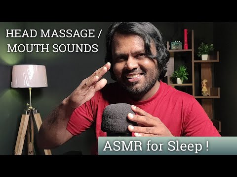 ASMR Head Massage Mouth Sounds