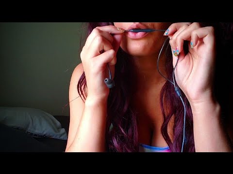 ASMR Mic Nibbling, Mic Licking, Mouth Sounds, Hand Movements