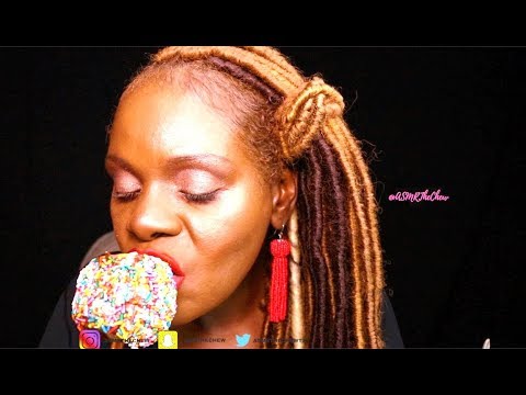 CANDY APPLE ASMR Eating Sounds/CRISP | You Awake