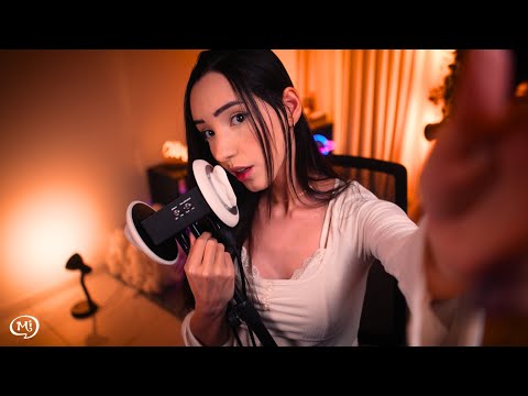 ASMR ear licking and slow kisses ♡ 4K [NO TALKING]