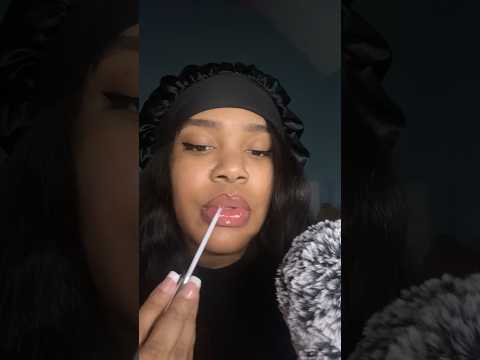 lip gloss application ❤️ #asmr #shortscreator #shorts #asmrsounds #asmrshorts