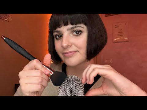 ASMR Positive Affirmations for Self Love💖✨ (+ mic brushing)