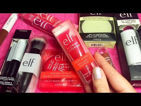 ASMR Elf Makeup Haul (Whispered, Swatching)