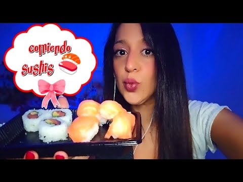 🍣 ASMR comiendo sushi | Sonidos relajantes para dormir y calmar la ansiedad 
