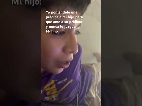 Mi hijo cuando oye una predicación