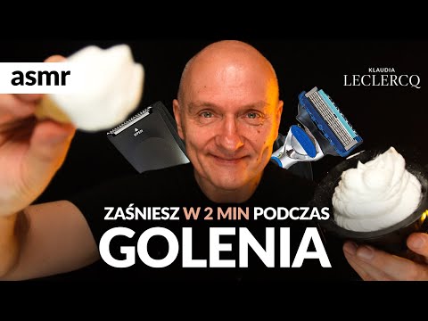 ZAŚNIESZ W 2 MIN PODCZAS GOLENIA! ASMR po polsku