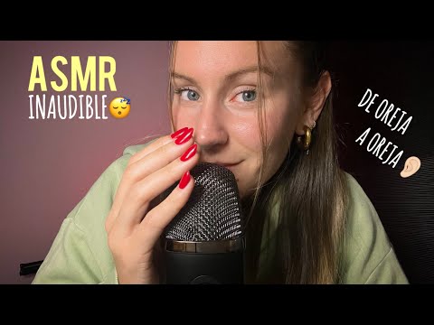 ASMR INAUDIBLE ~ Nuevo Chisme De Oreja a Oreja🫢