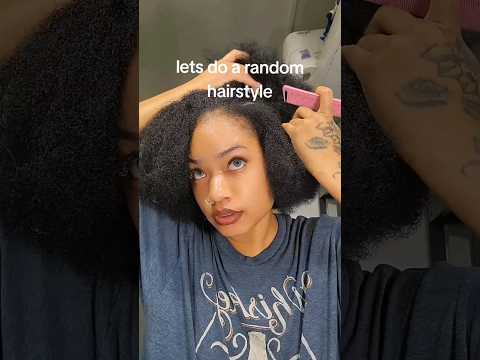 doing a random hairstyle from the internet 😳