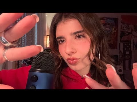 [ASMR] Mouth Sounds, Inaudible Whispering, Hand Movements (Joel’s Custom) 