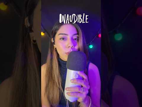ASMR INAUDIBLE ✨💗 #asmr #tingles #relax #youtube #viral