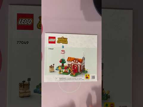 ASMR Tapping On Animal Crossing Lego Set Instructions - Isabelle's House Visit #ASMR #Shorts