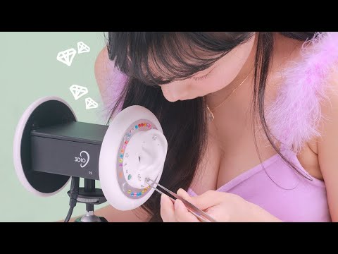 ASMR💎Gem Ear Cleaning💍귀에 박힌 보석 제거하기