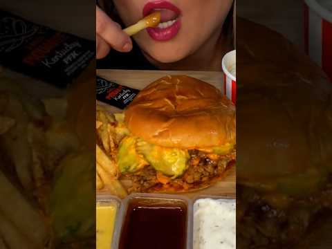 KFC Crunchy Fries #shorts #asmr #asmreating #kfc