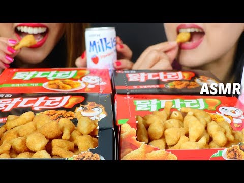 ASMR FRIED CHICKEN DRUMSTIX SNACKS 닭다리 리얼사운드 먹방 | Kim&Liz ASMR