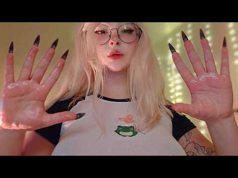 ASMR ♡ Girlfriend Comforts You ♡ Face & Body massage 💆