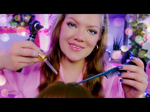 ASMR Dreamy Scalp Check, Treatment, Massage, Head SPA, Humming Millennial Anthems