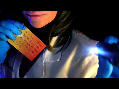 ASMR Eye Care Roleplay  Relaxing Vision Check & Personal Attention for Sleep
