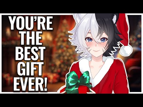 Femboy Santa Delivers A Special Gift To You ASMR 🎁 Holiday Brushing & Tingles