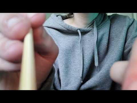 Lofi ASMR Chopsticks (personal attention, camera touching)