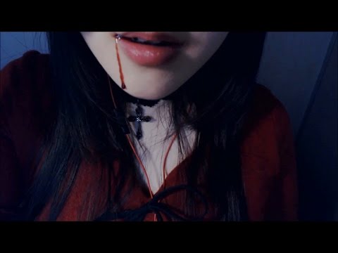 Korean ASMR 한국어 뱀파이어의 흡혈과 양쪽 귀청소 Vampire Role play, Either Side Ear Cleaning (EN ES FR Sub)