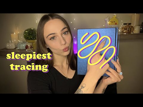 ASMR Tracing ✎💕 The Sleepiest Word Tracing Video Ever ✎💕 layered whispers, echoes☁️