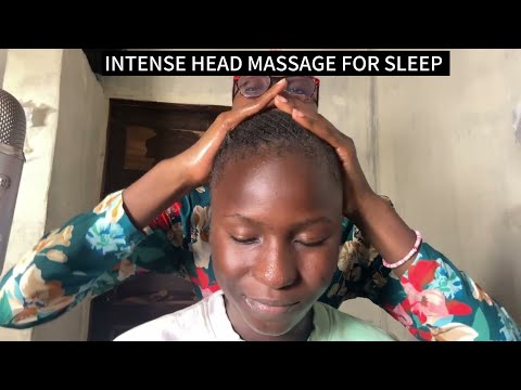 ASMR HEAD SCRATCHING AND HEAD MASSAGING MY NEW HAIRSTYLE FOR FAST SLEEP