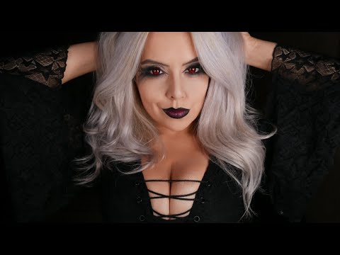 ASMR GOTH VAMPIRE ROLEPLAY! Wet Lens Kisses💋 Countdown To Sleep🔥 | 4k