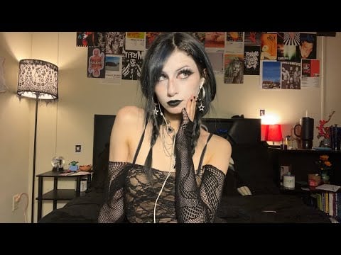asmr- goth girl MIGHT have a little crush on you 😉