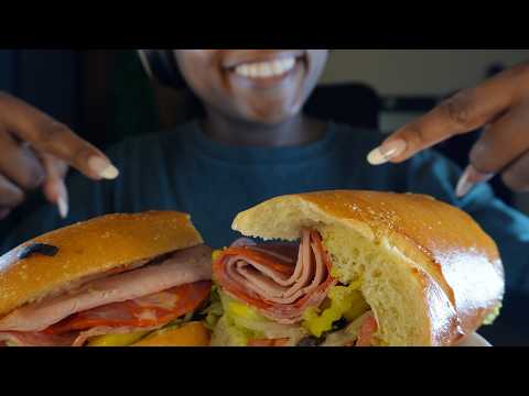 ASMR Eating Sounds (Sandwich + Chips)
