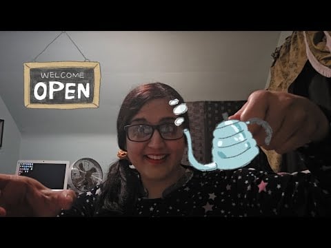 ASMR Coffee Shop Propless Roleplay (asmr propless coffee shop) 