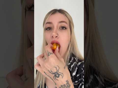 How many of these can fit in my mouth? #asmr #mukbang #shortvideo