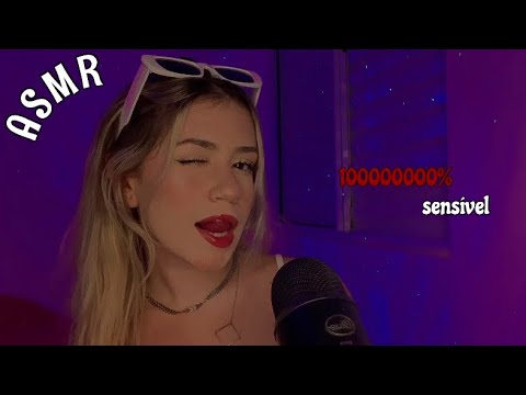 ASMR COM O MICROFONE NA SENSIBILIDADE MÁXIMA!!!!