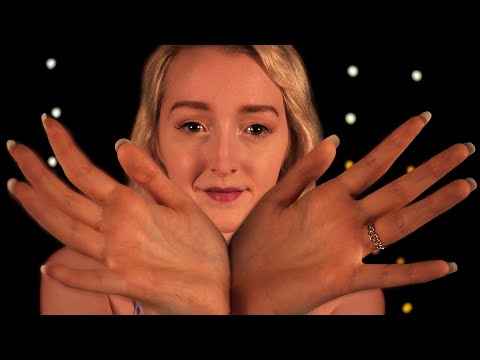 ASMR Hypnotizing Hand Movements & Echoed Whispers