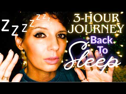 💤 I'll talk your body into going back to sleep. | 3 HOUR Hypnosis for Insomnia, Unintentional ASMR ⏾