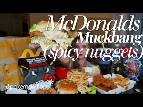 Trying McDonald’s NEW Spicy McNuggets 🌶️🍗 …They Forgot My Sauce 😭 | Mukbang