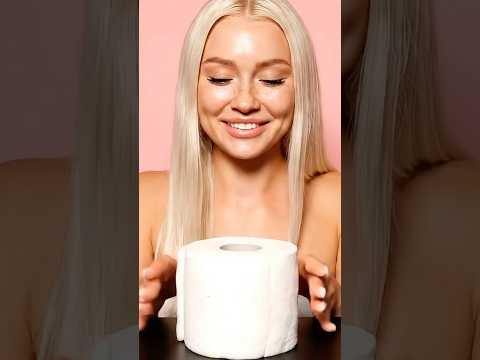 You’ll Never Guess What This Toilet Paper Is Actually Made Of 😳🍬 ASMR