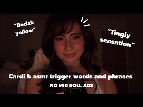 ASMR ~ Incredibly tingly Cardi B style ASMR + W magazine words / phrases!! 