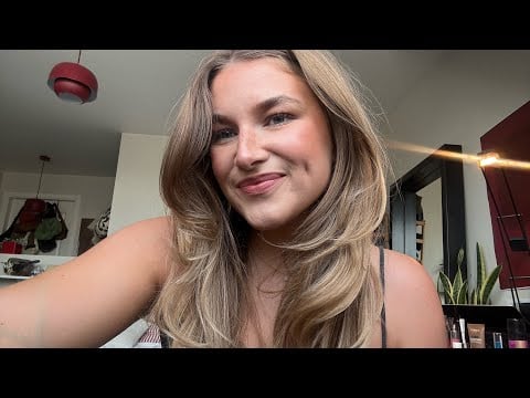 asmr get ready with me for a wedding (whisper/soft spoken ramble)
