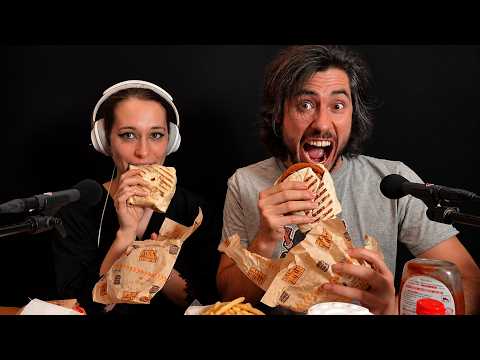 ASMR BURGER KING en Duo avec Camillia