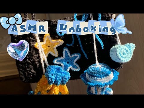 ASMR UNBOXING DE COMPRINHAS | ESPECIAL 🩵🫧🌊