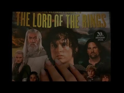 ASMR| LORD OF THE RINGS MAGAZINE FLIP THROUGH (LOFI)