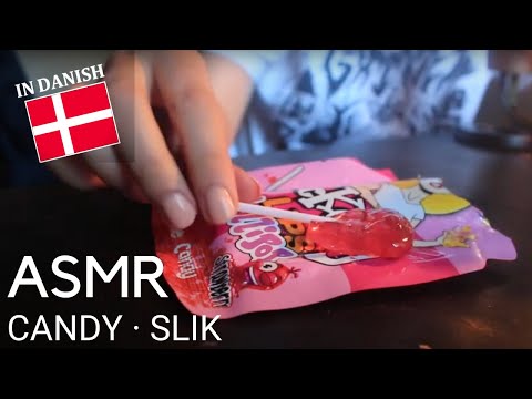 ASMR • SPISER SLIK - EATING CANDY 🍭 In Danish 🇩🇰På dansk