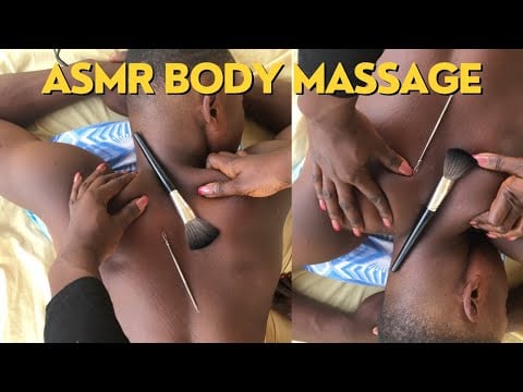 Korean Massage Asmr Sleep| With Aloe Vera Body Oil Gel | Sound 🌧