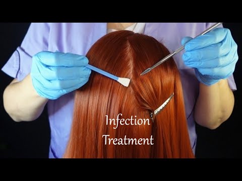 ASMR Scalp Check & Infection Treatment (Whispered)