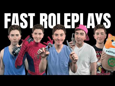 18+ Minutes of Rare Fast ASMR Roleplays