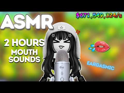 Roblox ASMR 🌱 2 HOURS of INTENSE MOUTH SOUNDS on Build a Ring Farm 😴