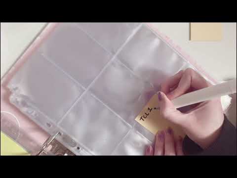 lofi asmr kpop photocard binder organizing
